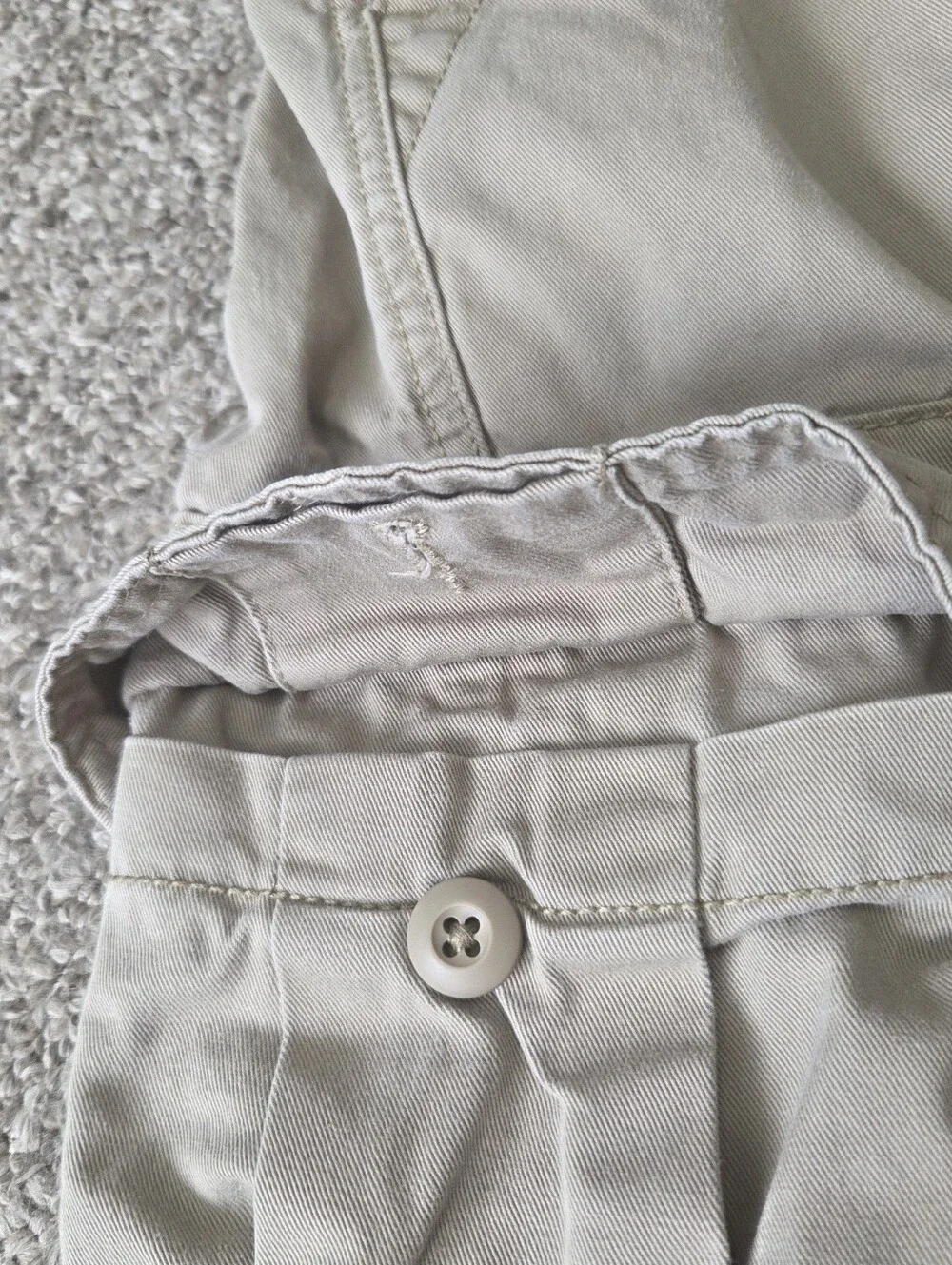 Vtg Levi’s Cargo Pants Mens 30 Brown Beige Y2K Loose Baggy Wide Leg FIT 34x29